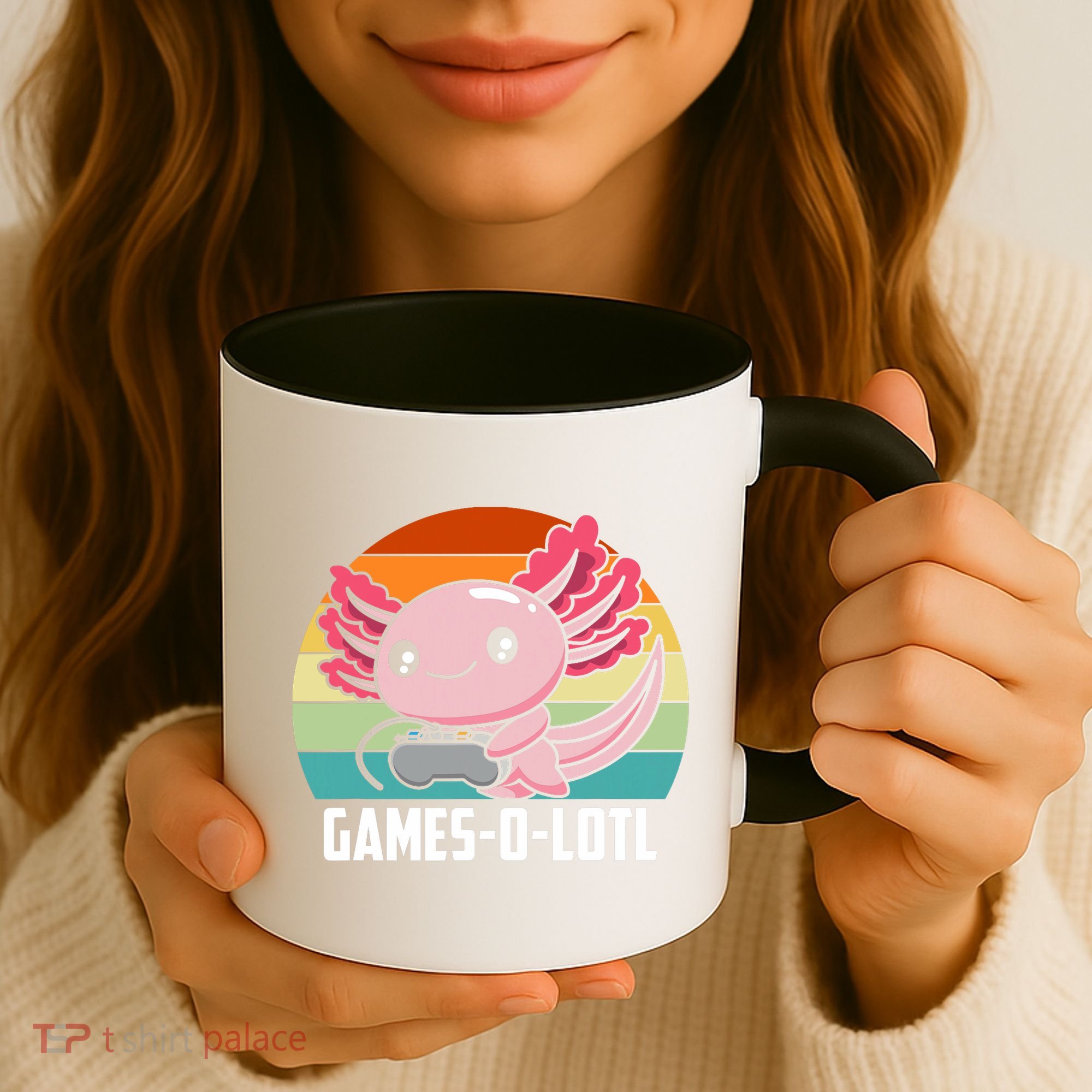 Gamesolotl Axolotl Video Games Gaming Lover Geek Gamer Pun  Coffee Mug