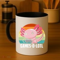 Gamesolotl Axolotl Video Games Gaming Lover Geek Gamer Pun  Coffee Mug thumb 4