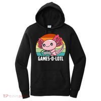 Gamesolotl Axolotl Video Games Gaming Lover Geek Gamer Pun  Women's Hoodie thumb 0
