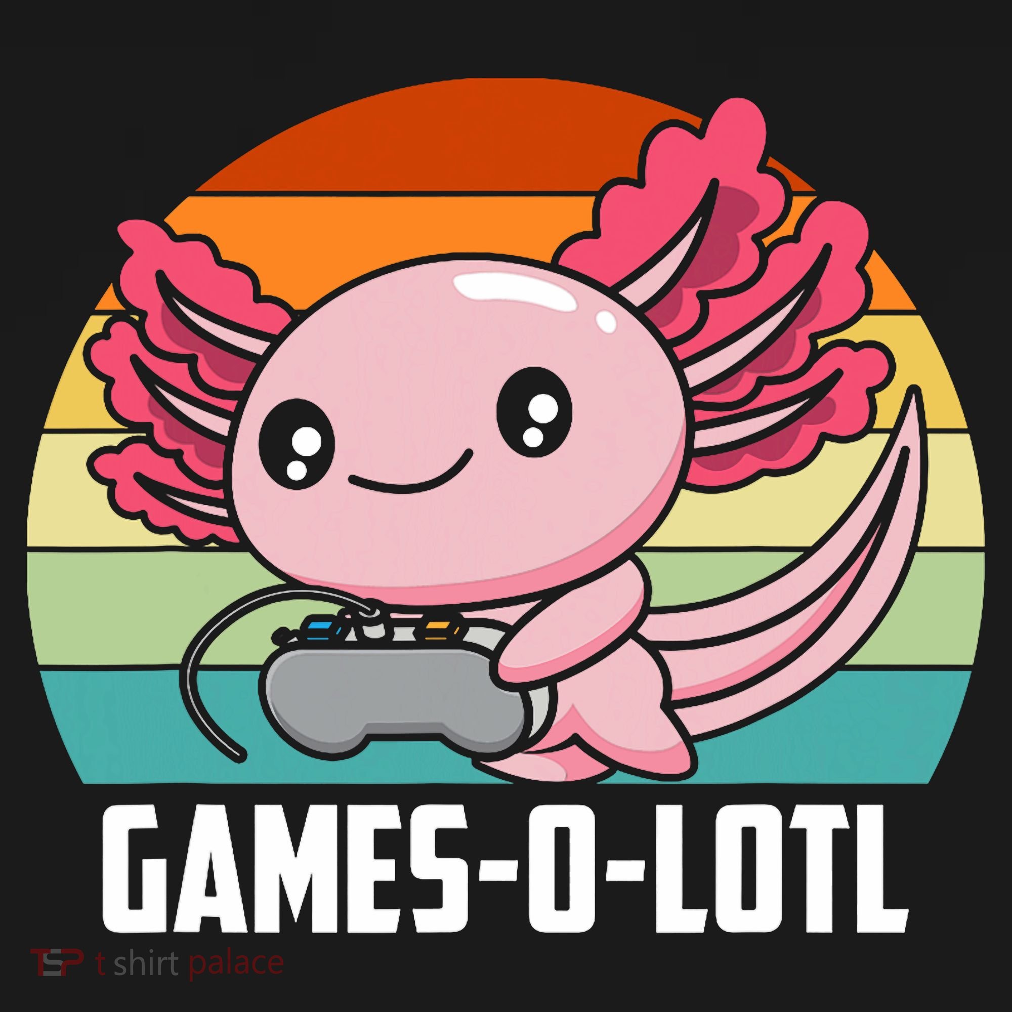Gamesolotl Axolotl Video Games Gaming Lover Geek Gamer Pun  Women's T-Shirt