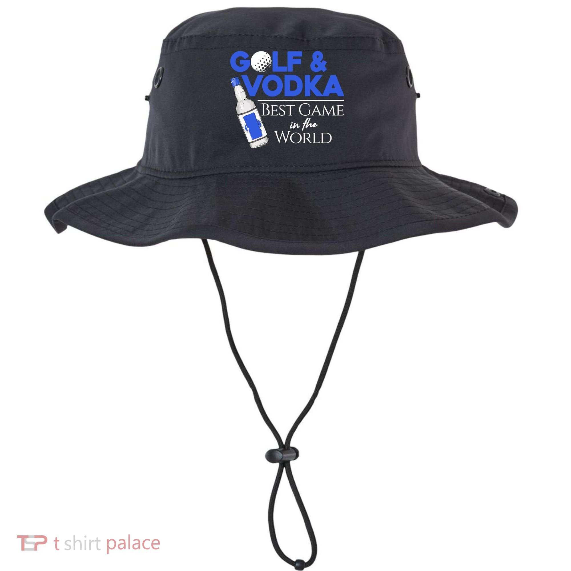 Golf And Vodka Gift Best Team Ing Game Golfing Lover Gift Bucket Hat