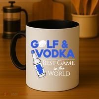Golf And Vodka Gift Best Team Ing Game Golfing Lover Gift Coffee Mug thumb 4