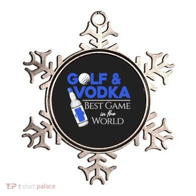 Golf And Vodka Gift Best Team Ing Game Golfing Lover Gift Ornament