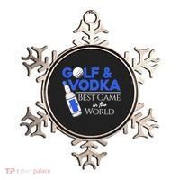 Golf And Vodka Gift Best Team Ing Game Golfing Lover Gift Ornament thumb 0