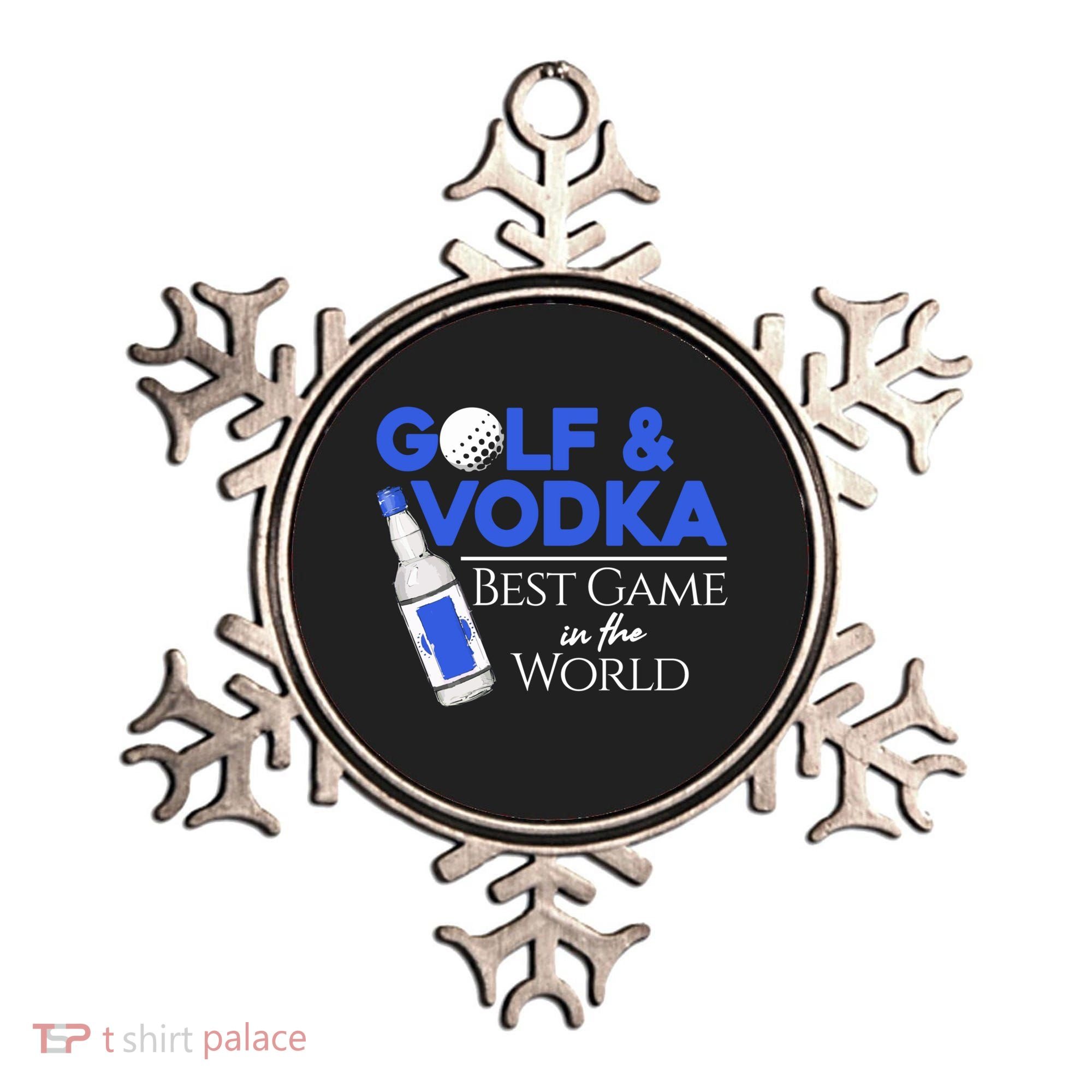 Golf And Vodka Gift Best Team Ing Game Golfing Lover Gift Ornament