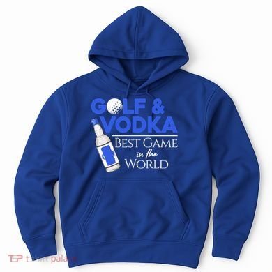 Golf And Vodka Gift Best Team Ing Game Golfing Lover Gift Hoodie