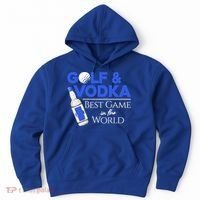 Golf And Vodka Gift Best Team Ing Game Golfing Lover Gift Hoodie thumb 0