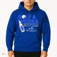 Golf And Vodka Gift Best Team Ing Game Golfing Lover Gift Hoodie thumb 2