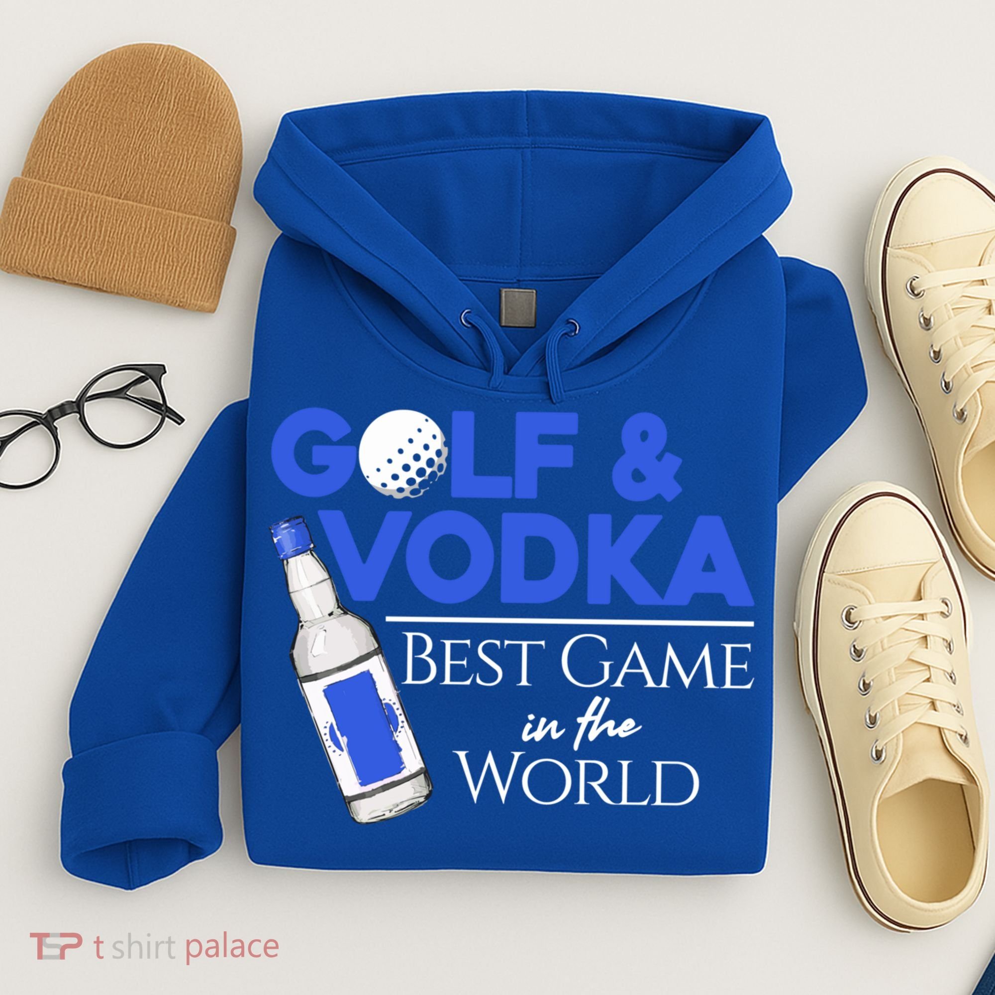 Golf And Vodka Gift Best Team Ing Game Golfing Lover Gift Hoodie