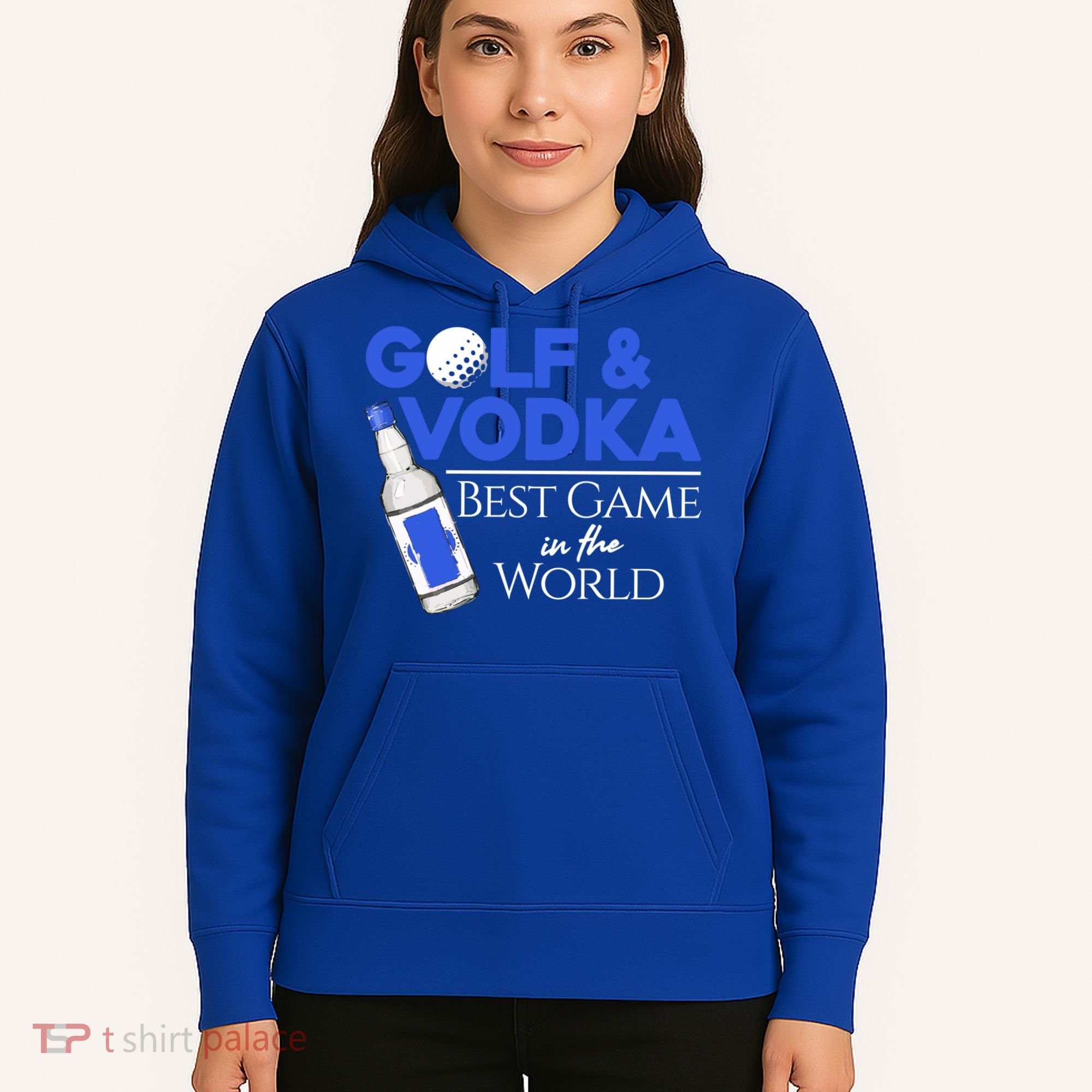 Golf And Vodka Gift Best Team Ing Game Golfing Lover Gift Hoodie