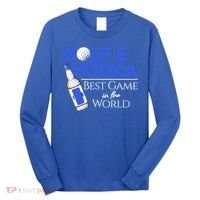 Golf And Vodka Gift Best Team Ing Game Golfing Lover Gift Long Sleeve Shirt thumb 0