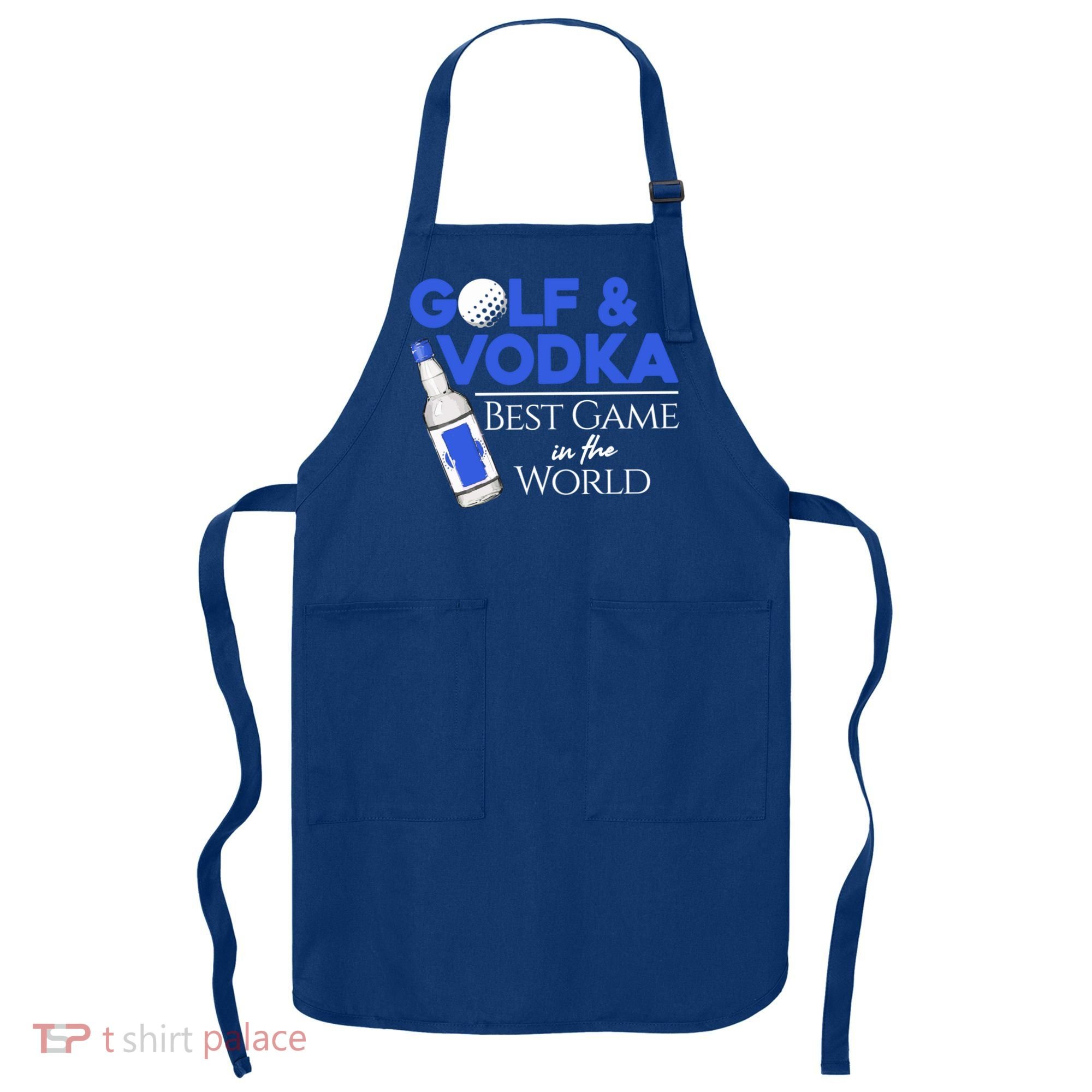 Golf And Vodka Gift Best Team Ing Game Golfing Lover Gift Apron
