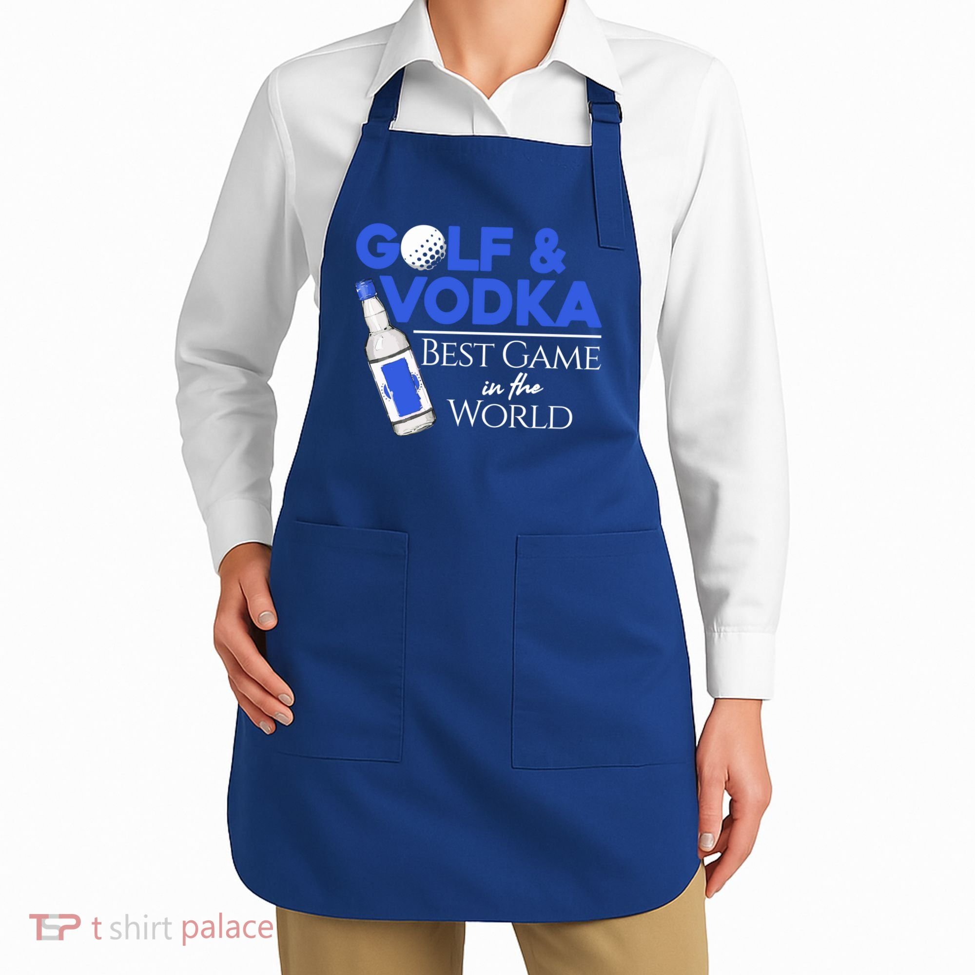 Golf And Vodka Gift Best Team Ing Game Golfing Lover Gift Apron
