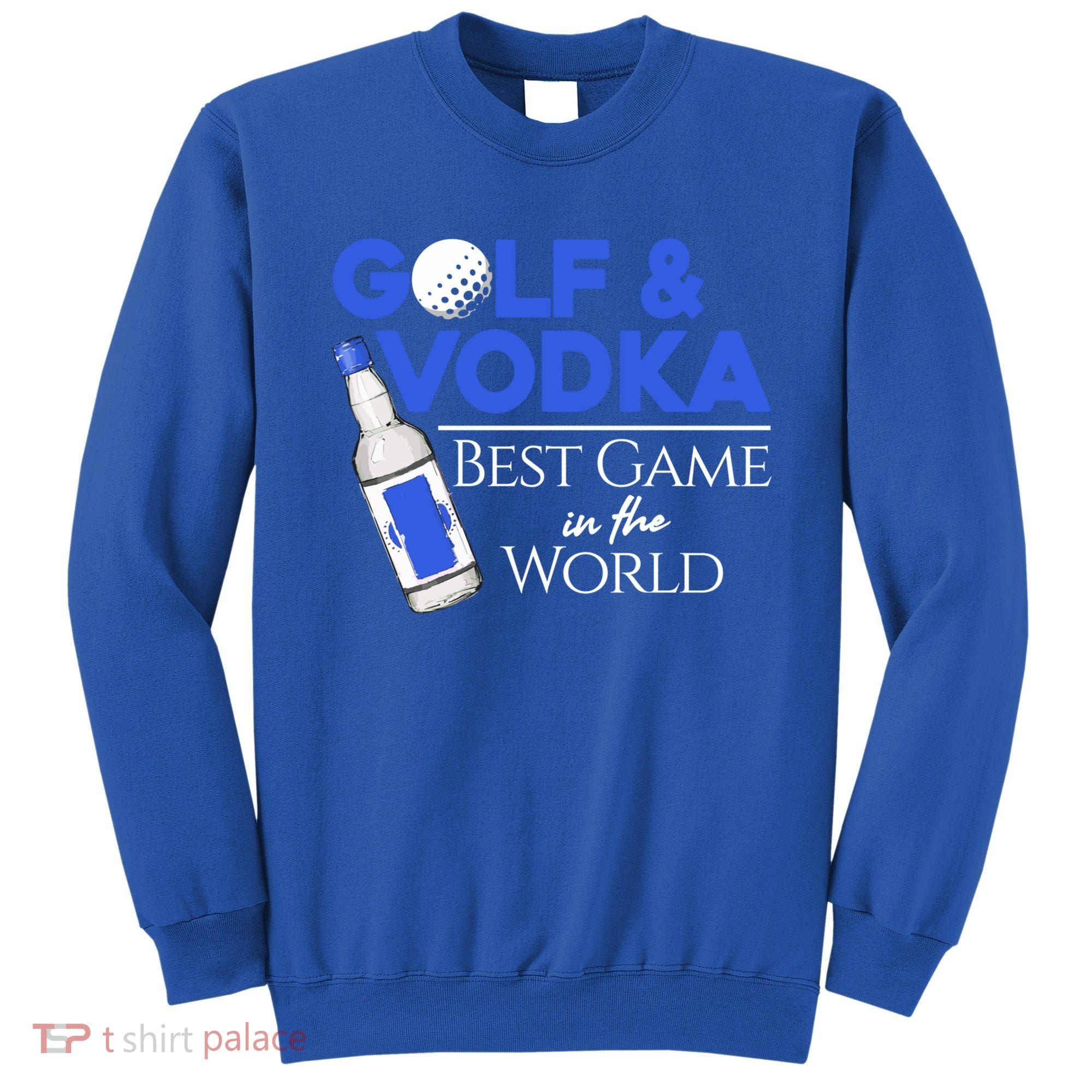 Golf And Vodka Gift Best Team Ing Game Golfing Lover Gift Sweatshirt