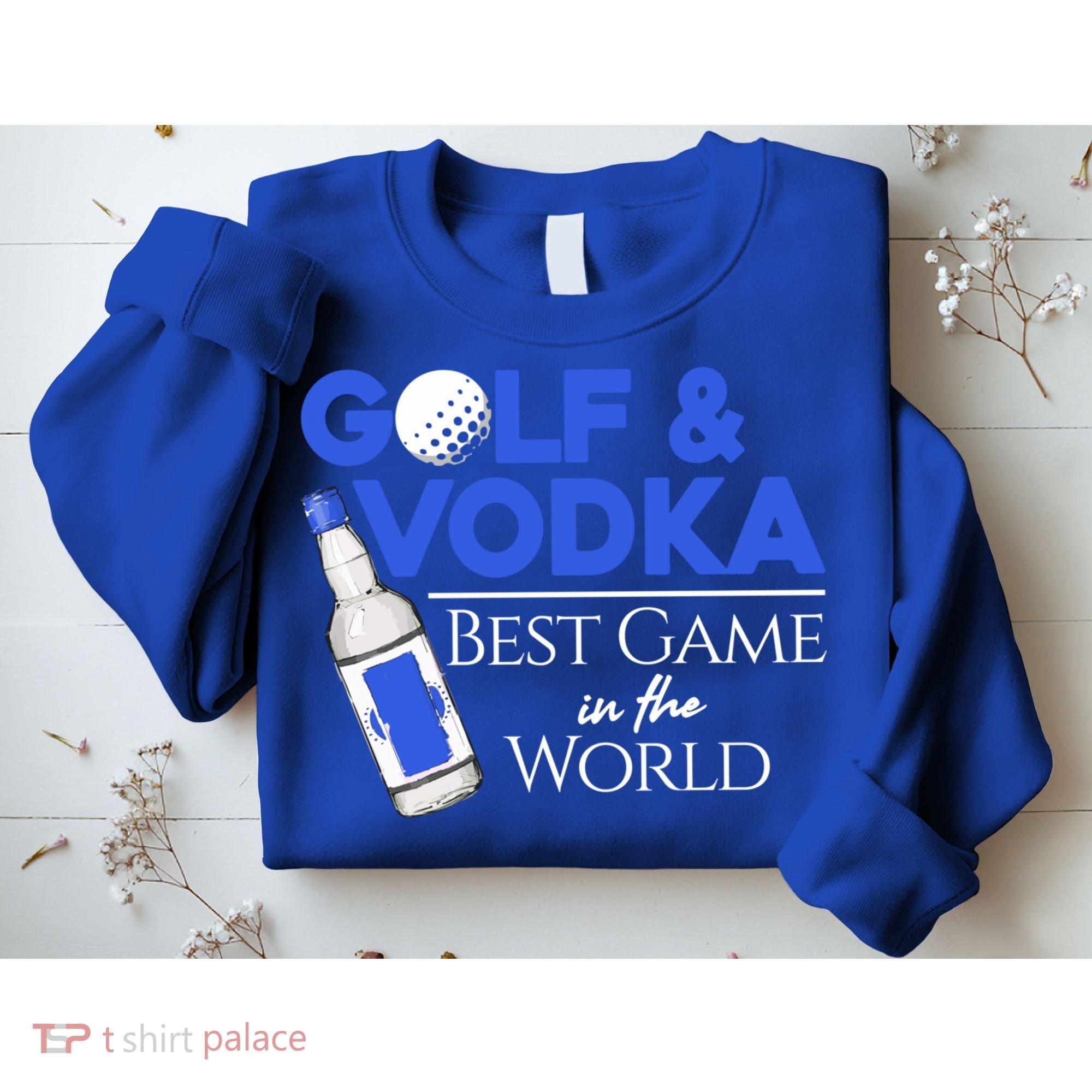 Golf And Vodka Gift Best Team Ing Game Golfing Lover Gift Sweatshirt