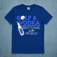 Golf And Vodka Gift Best Team Ing Game Golfing Lover Gift T-Shirt thumb 5