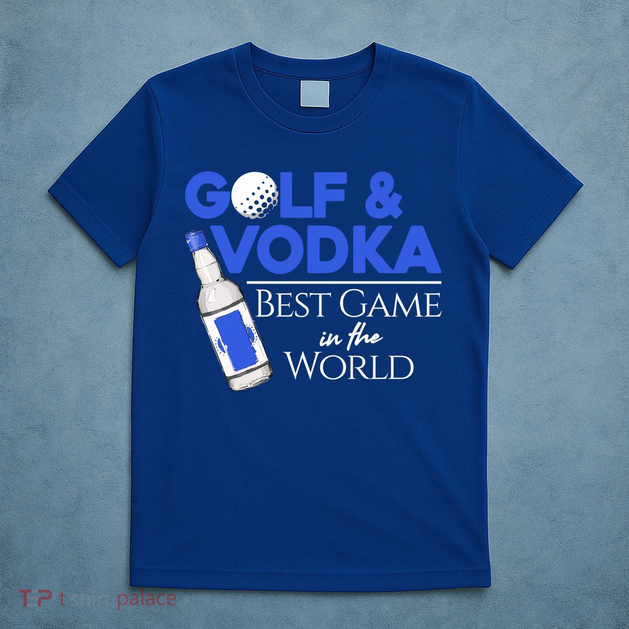 Golf And Vodka Gift Best Team Ing Game Golfing Lover Gift T-Shirt