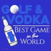 Golf And Vodka Gift Best Team Ing Game Golfing Lover Gift Coaster thumb 2