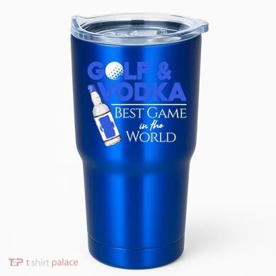 Golf And Vodka Gift Best Team Ing Game Golfing Lover Gift Tumbler