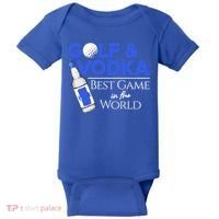 Golf And Vodka Gift Best Team Ing Game Golfing Lover Gift Baby Bodysuit thumb 0