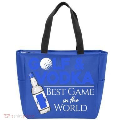 Golf And Vodka Gift Best Team Ing Game Golfing Lover Gift Tote Bag