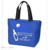 Golf And Vodka Gift Best Team Ing Game Golfing Lover Gift Tote Bag thumb 3