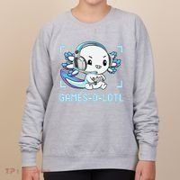 Gamesolotl Axolotl Video Gamer Kawaii Anime Funny Women's Sweatshirt thumb 0