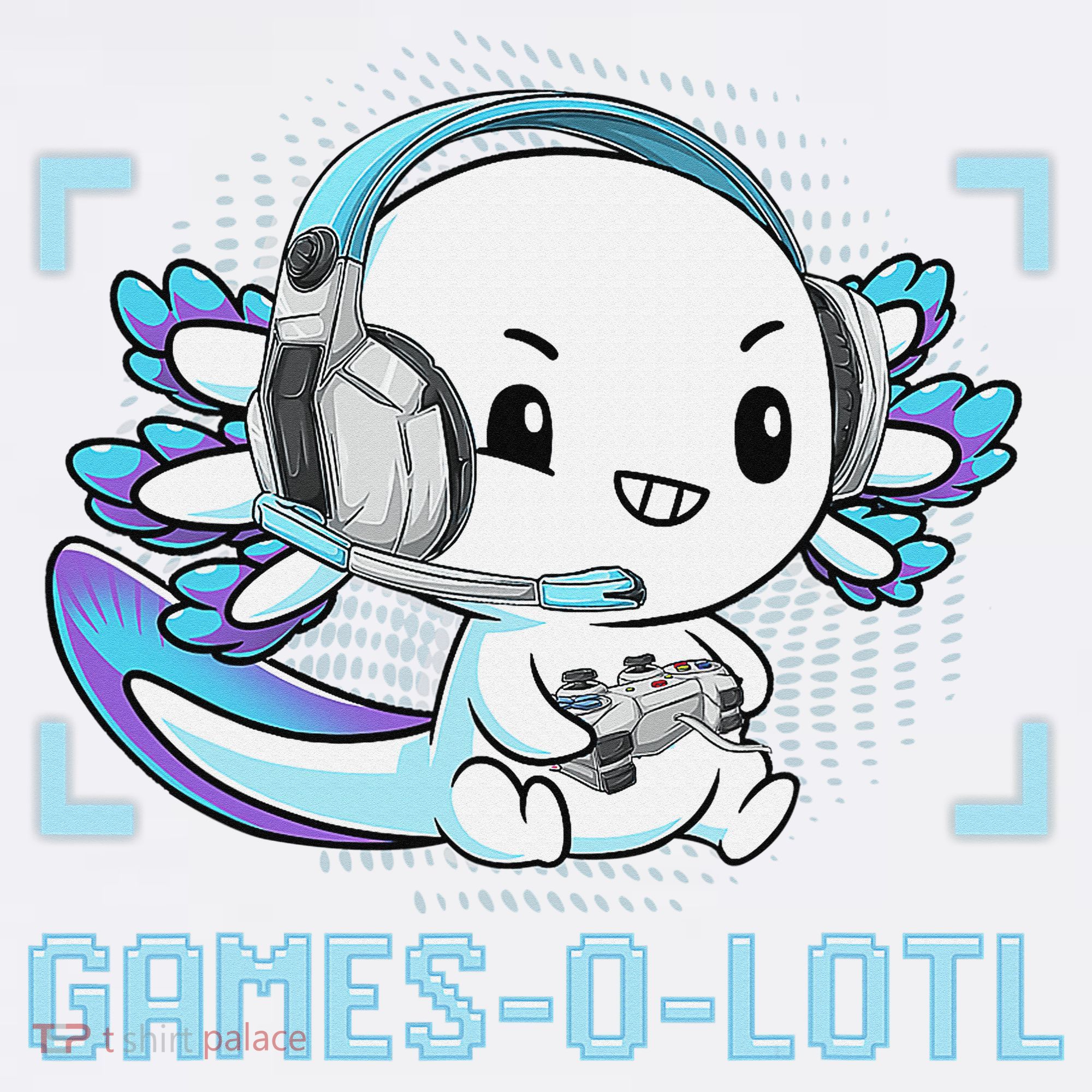 Gamesolotl Axolotl Video Gamer Kawaii Anime Funny Long Sleeve Shirt