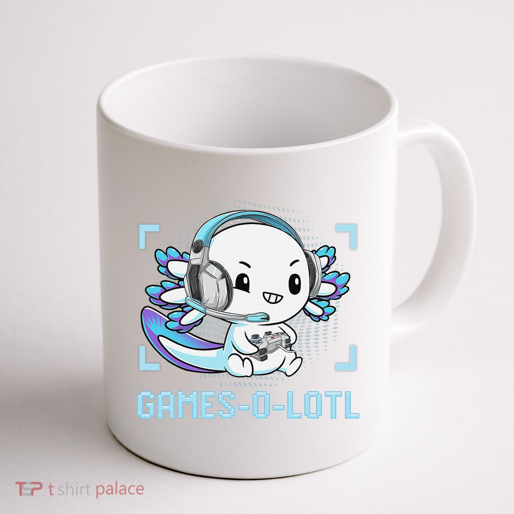Gamesolotl Axolotl Video Gamer Kawaii Anime Funny Coffee Mug