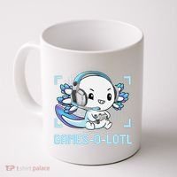 Gamesolotl Axolotl Video Gamer Kawaii Anime Funny Coffee Mug thumb 0