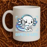Gamesolotl Axolotl Video Gamer Kawaii Anime Funny Coffee Mug thumb 2