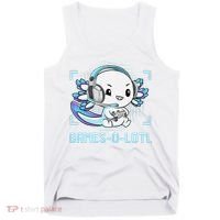 Gamesolotl Axolotl Video Gamer Kawaii Anime Funny Tank Top thumb 0