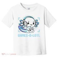 Gamesolotl Axolotl Video Gamer Kawaii Anime Funny Toddler T-Shirt thumb 0