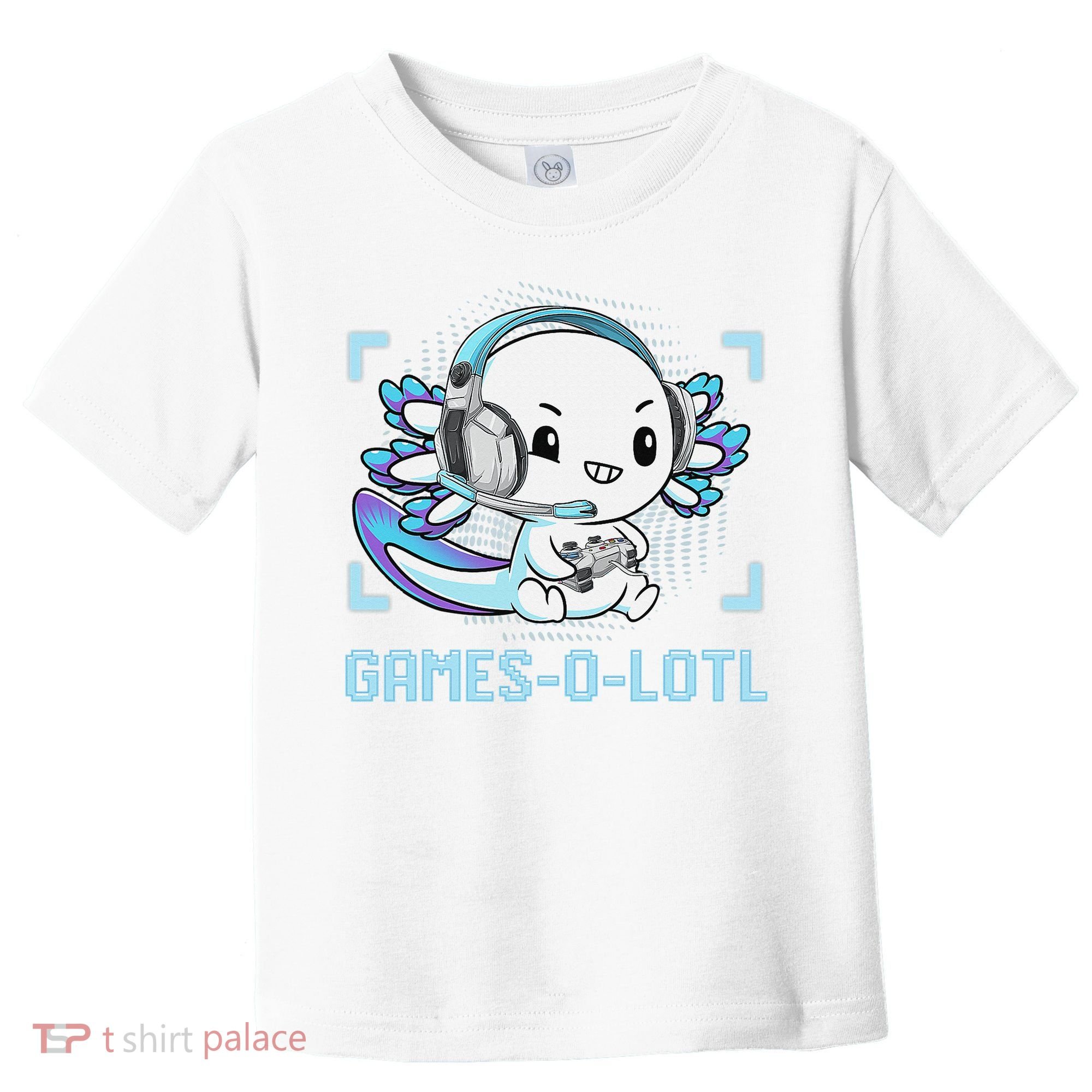 Gamesolotl Axolotl Video Gamer Kawaii Anime Funny Toddler T-Shirt