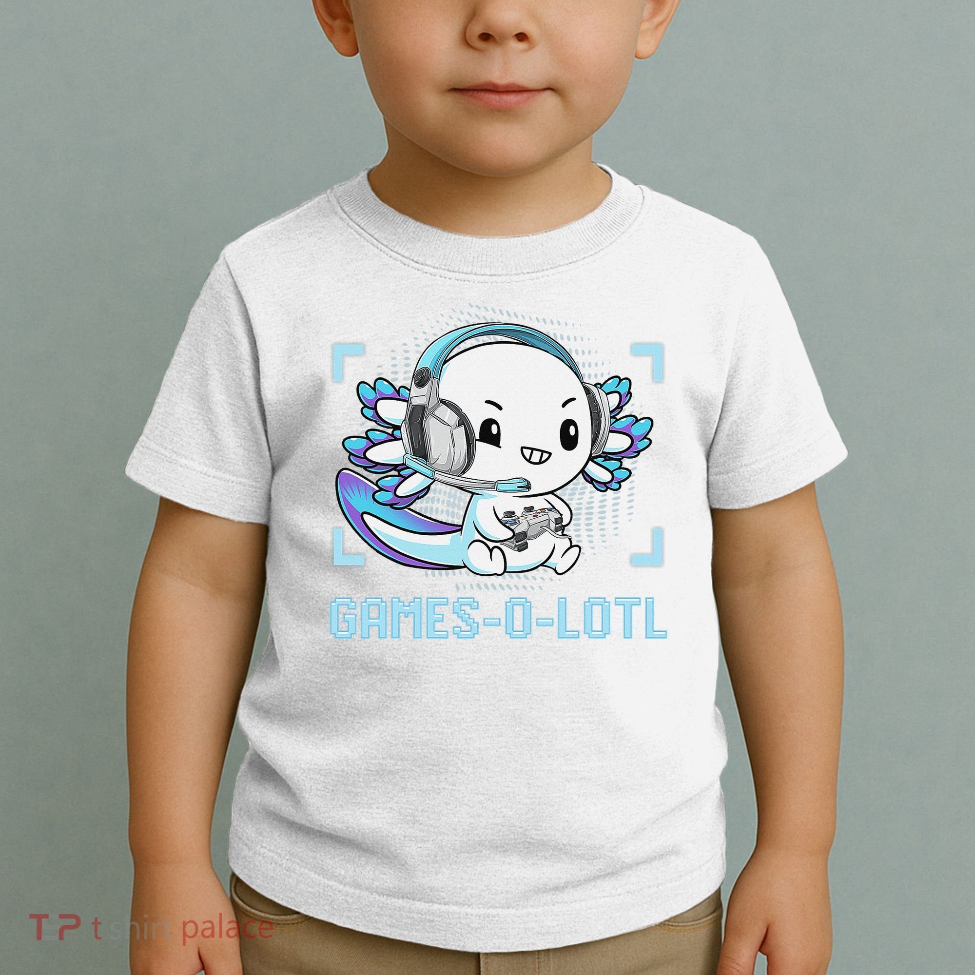 Gamesolotl Axolotl Video Gamer Kawaii Anime Funny Toddler T-Shirt