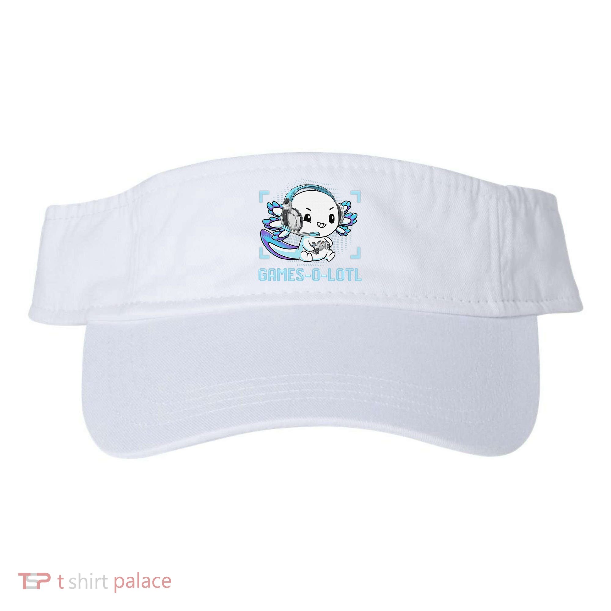 Gamesolotl Axolotl Video Gamer Kawaii Anime Funny Visor