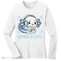 Gamesolotl Axolotl Video Gamer Kawaii Anime Funny Women's Long Sleeve Shirt thumb 0