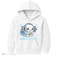 Gamesolotl Axolotl Video Gamer Kawaii Anime Funny Kids Hoodie thumb 0