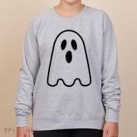 Ghost Adult Women Silly Ghost Face Costume Women's Sweatshirt thumb 0