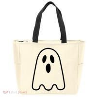Ghost Adult Women Silly Ghost Face Costume Tote Bag thumb 0