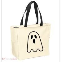 Ghost Adult Women Silly Ghost Face Costume Tote Bag thumb 2