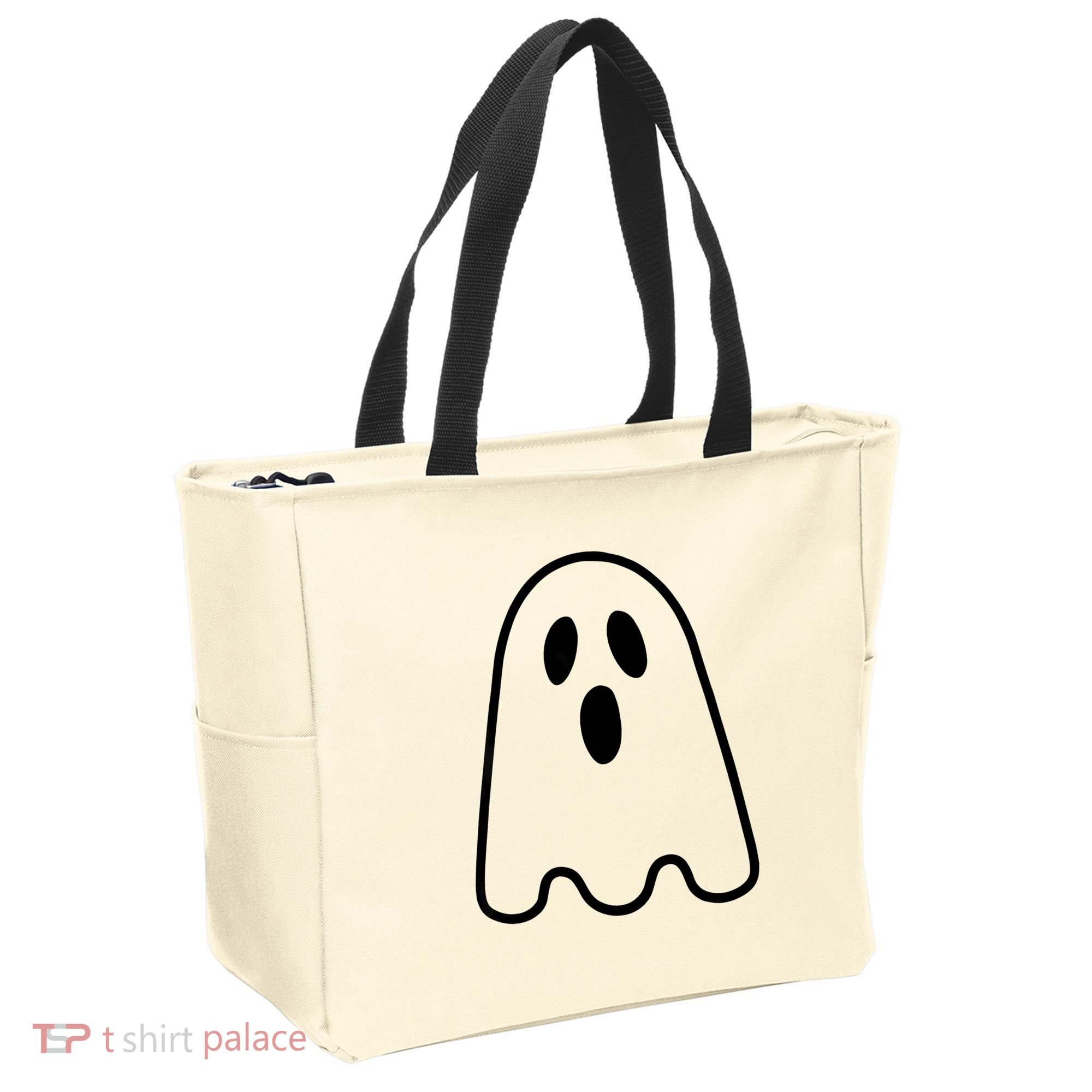 Ghost Adult Women Silly Ghost Face Costume Tote Bag