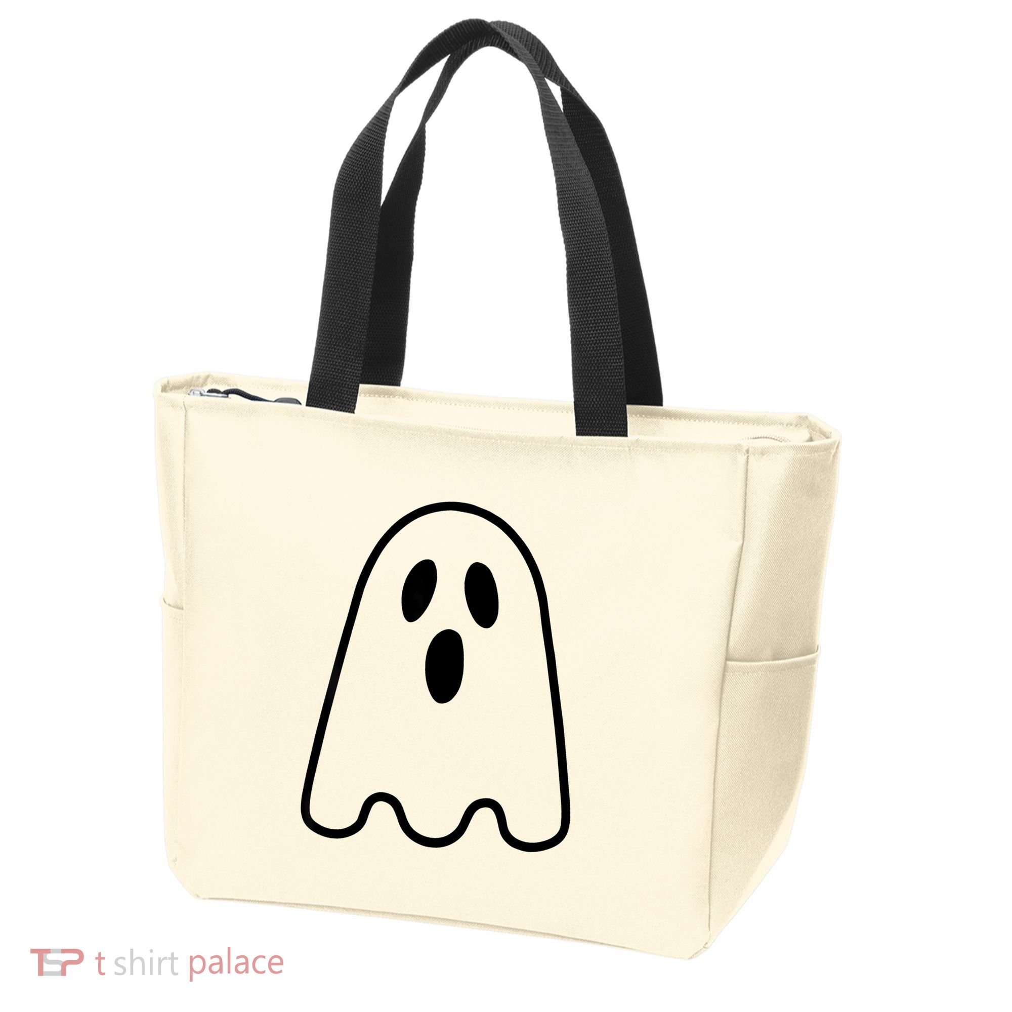 Ghost Adult Women Silly Ghost Face Costume Tote Bag