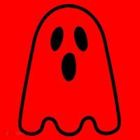 Ghost Adult Women Silly Ghost Face Costume Santa Hat thumb 1