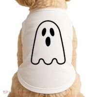 Ghost Adult Women Silly Ghost Face Costume Doggie Tank thumb 0
