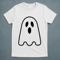 Ghost Adult Women Silly Ghost Face Costume T-Shirt thumb 5