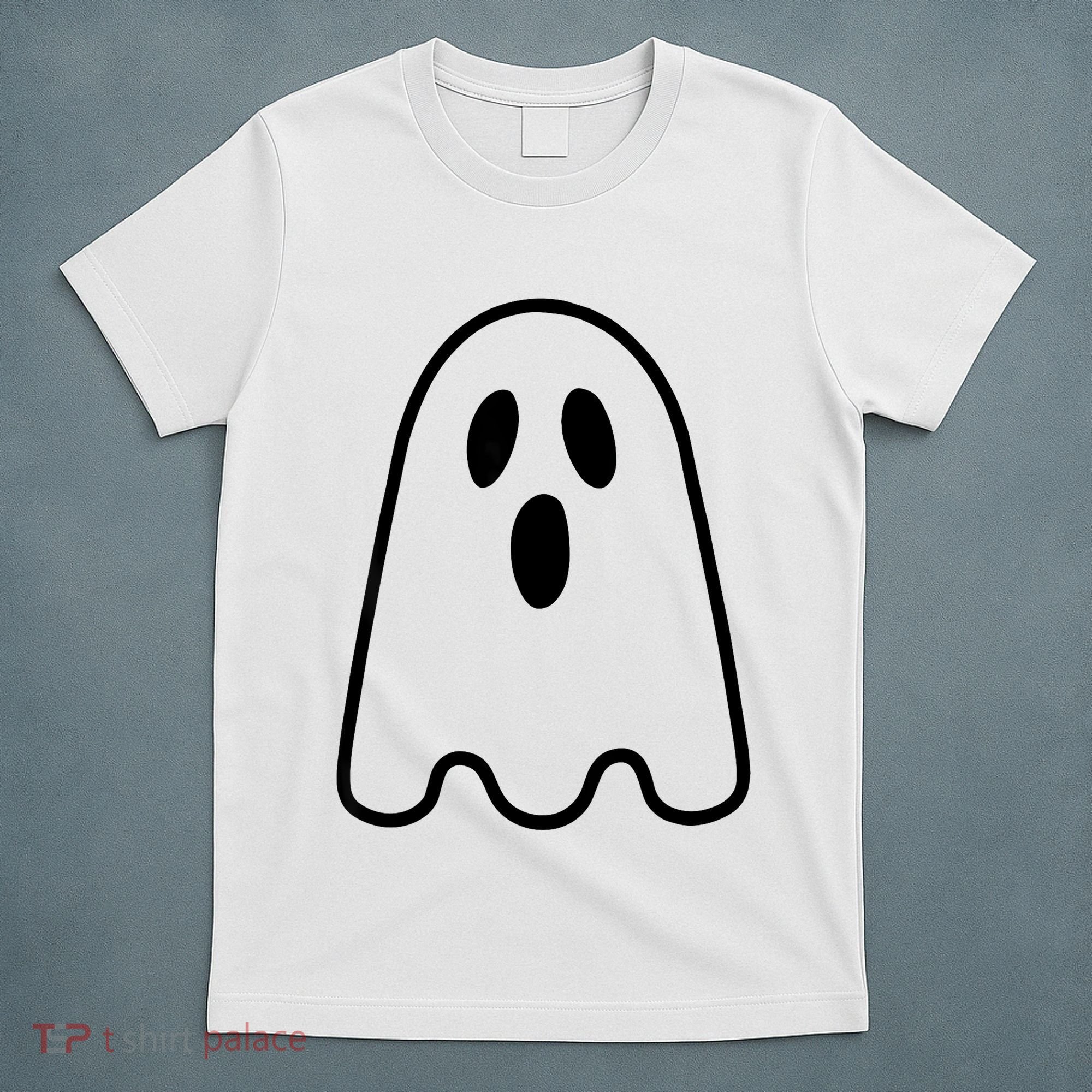 Ghost Adult Women Silly Ghost Face Costume T-Shirt