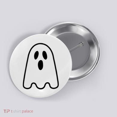 Ghost Adult Women Silly Ghost Face Costume Button