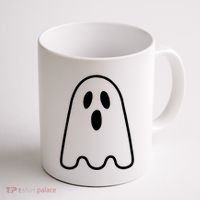 Ghost Adult Women Silly Ghost Face Costume Coffee Mug thumb 1