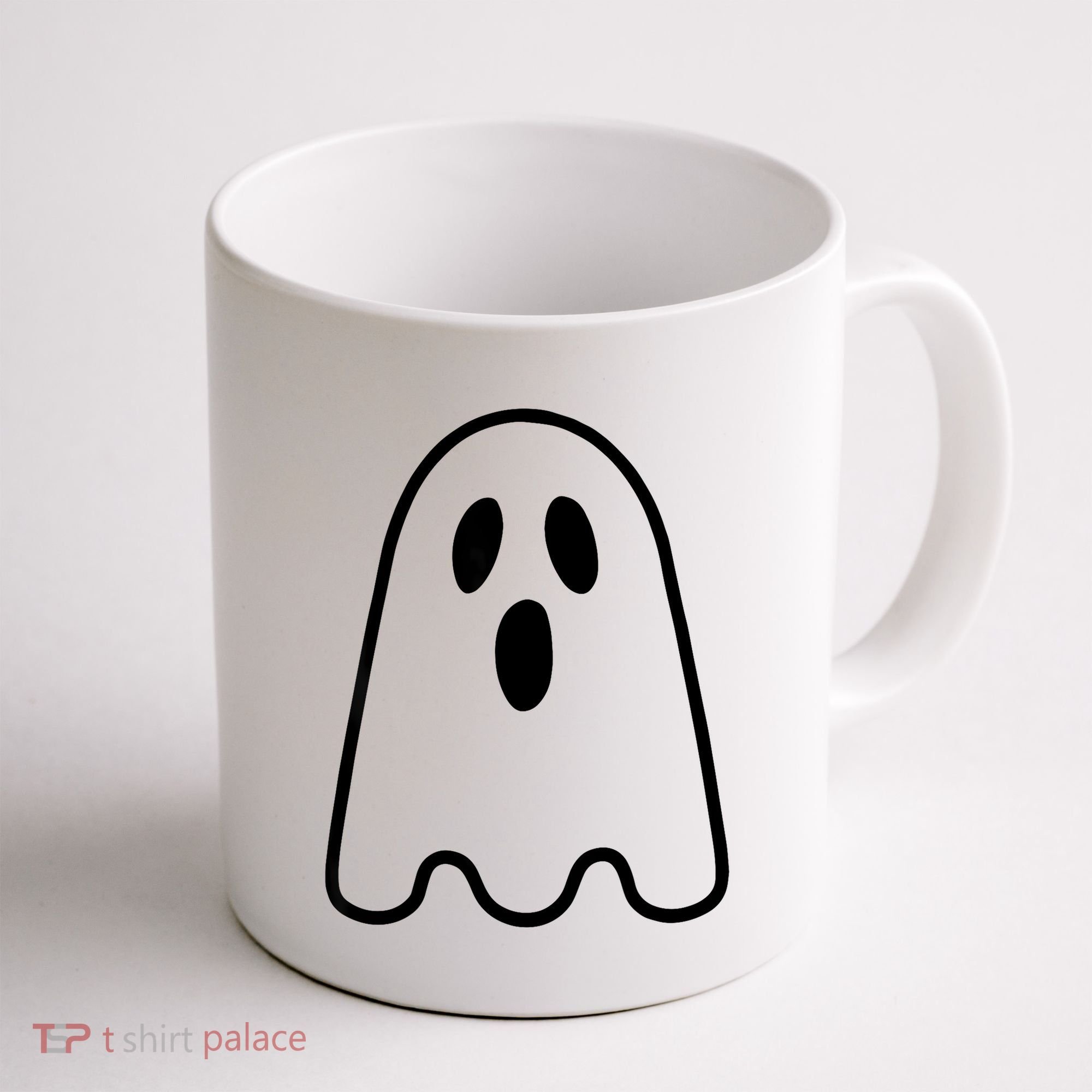 Ghost Adult Women Silly Ghost Face Costume Coffee Mug